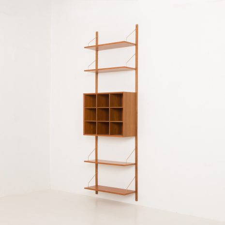 24415 Mid century modern teak wall unit, Denmark 1960s-3 24415 Mid century modern teak wall unit, Denmark 1960s-3