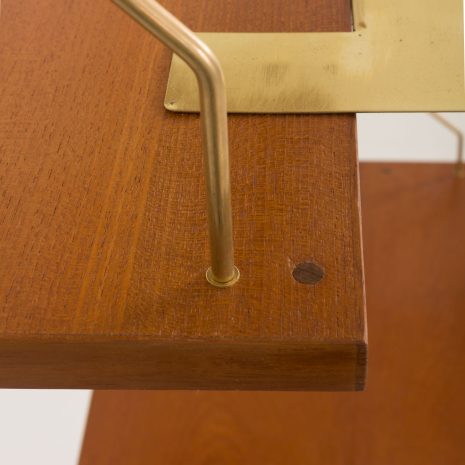 24417 Home office one bay teak wall unit with a desk shelf and a lamp, Denmark 1970s-10 24417 Home office one bay teak wall unit with a desk shelf and a lamp, Denmark 1970s-10