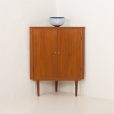 24426 Danish mid century teak corner cabinet, 1960s-2