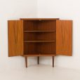 24426 Danish mid century teak corner cabinet, 1960s-5