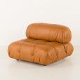 Camaleonda Sofa von Mario Bellini aus naturbelassenem Anilinleder, Italien 1970er