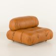 24448 Camaleonda Sofa by Mario Bellini in full grain natural aniline leather, Italy 1970s-3