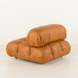 24448 Camaleonda Sofa by Mario Bellini in full grain natural aniline leather, Italy 1970s-7