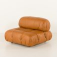 24448 Camaleonda Sofa by Mario Bellini in full grain natural aniline leather, Italy 1970s-9