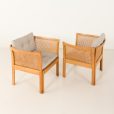 24451 Pair of Plexus lounge chairs in oak by Illum Wikkelsø for CFC Silkeborg, 1960s-10