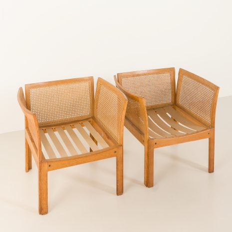 24451 Pair of Plexus lounge chairs in oak by Illum Wikkelsø for CFC Silkeborg, 1960s-16 24451 Pair of Plexus lounge chairs in oak by Illum Wikkelsø for CFC Silkeborg, 1960s-16