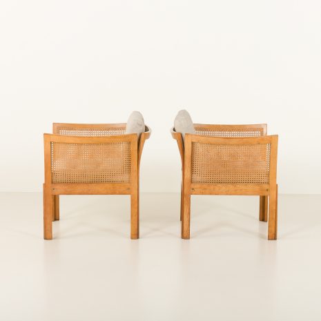 24451 Pair of Plexus lounge chairs in oak by Illum Wikkelsø for CFC Silkeborg, 1960s-5 24451 Pair of Plexus lounge chairs in oak by Illum Wikkelsø for CFC Silkeborg, 1960s-5