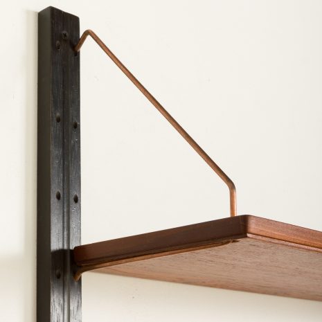 23366 three bay teak wall unit-19 23366 three bay teak wall unit-19