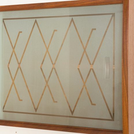 23366 three bay teak wall unit-21 23366 three bay teak wall unit-21