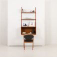 Scandinavian home office wall unit in the style of Sorensen and Cadovius, 1960s