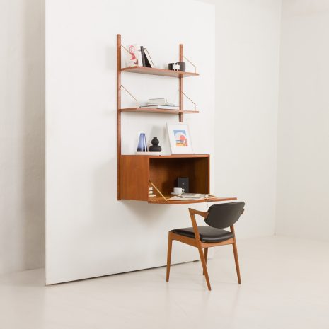 24389 Upcycled one bay teak wall unit-2 24389 Upcycled one bay teak wall unit-2