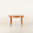 24423 Teak round dining table.-3