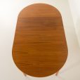 24423 Teak round dining table.-5