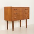 24434 Small Danish teak chest of drawers, 1960s-6