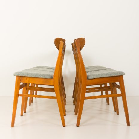 24443 set of 6 teak chairs.-11 24443 set of 6 teak chairs.-11