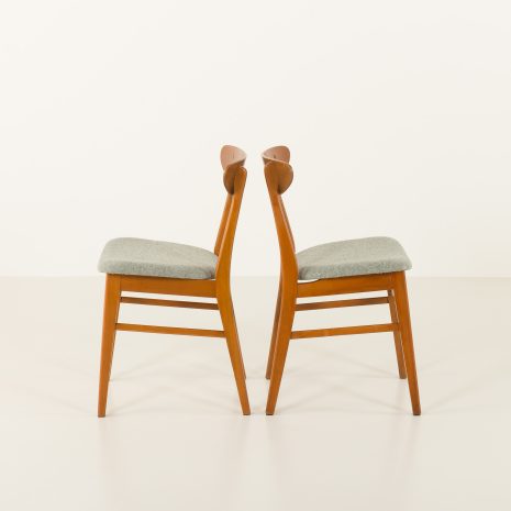 24443 set of 6 teak chairs.-17 24443 set of 6 teak chairs.-17