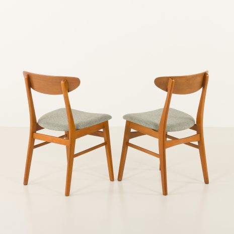 24443 set of 6 teak chairs.-20 24443 set of 6 teak chairs.-20