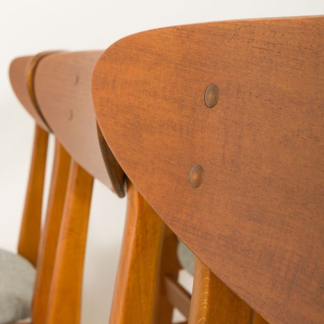 24443 set of 6 teak chairs.-7 24443 set of 6 teak chairs.-7