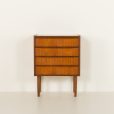 24445 Small Danish mid century dresser with 4 drawers, 1960s-4