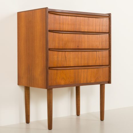 24445 Small Danish mid century dresser with 4 drawers, 1960s-6 24445 Small Danish mid century dresser with 4 drawers, 1960s-6