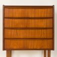 24445 Small Danish mid century dresser with 4 drawers, 1960s-7
