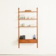 Poul Cadovius wall unit with a console, Cado 1960s