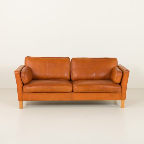 24453 two seater leather sofa-3 24453 two seater leather sofa-3