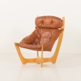Luna lounge chair by Odd Knutsen for Hjellegjerde, Norway 1970s.