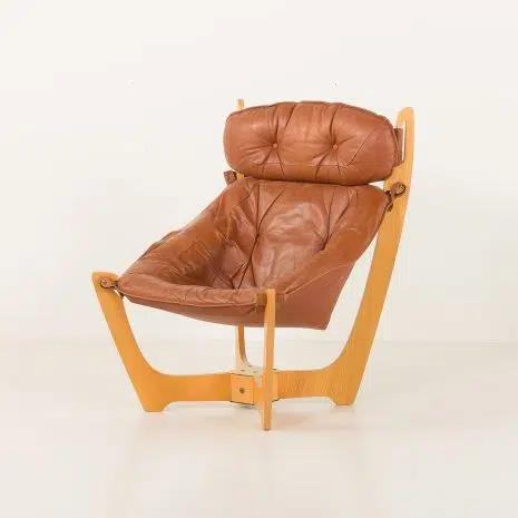 Luna lounge chair by Odd Knutsen for Hjellegjerde, Norway 1970s