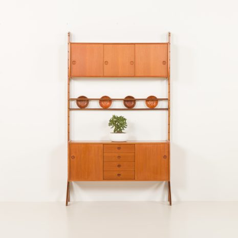 25023 szerokie ergo-1 Ergo freestanding wall unit with a sideboard by John Texmon for Blindheim Mobelfabrikk, Norway 1960s