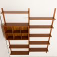25033 Dwubolec two bay teak wall unit-11
