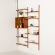 25033 Dwubolec two bay teak wall unit-2
