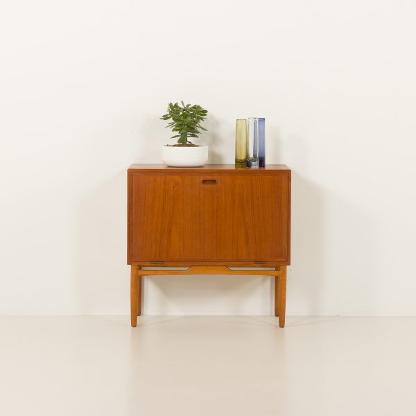 Mid-century teak bar cabinet, Denmark, 1960s