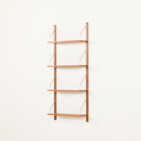 25036 one bay teak wall unit-3 25036 one bay teak wall unit-3