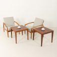 Pair of Severin Hansen rosewood side tables or nighstands for Haslev, 1960s