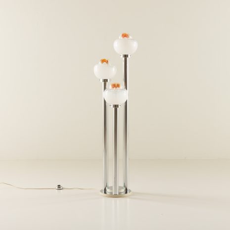 Lampa podłogowa  Mazzega w stylu Carlo Nason , Włochy lata 70 XX wieku.