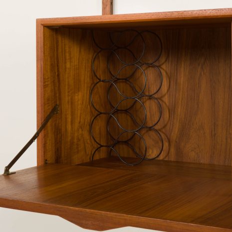 25011 Poul Cadovius home office wall unit with a hidden desk, 1960s-12 25011 Poul Cadovius home office wall unit with a hidden desk, 1960s-12