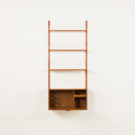 25011 Poul Cadovius home office wall unit with a hidden desk, 1960s-7 25011 Poul Cadovius home office wall unit with a hidden desk, 1960s-7