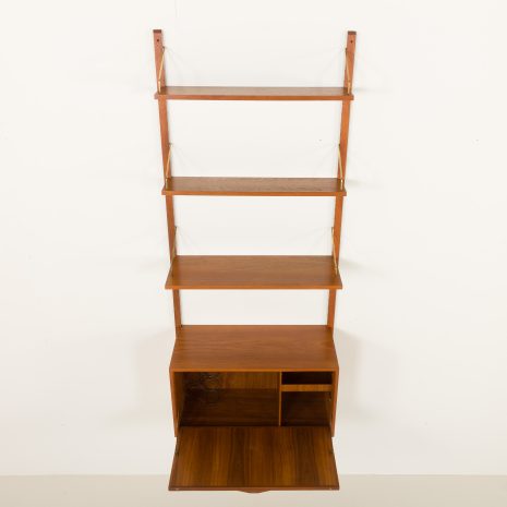 25011 Poul Cadovius home office wall unit with a hidden desk, 1960s-8 25011 Poul Cadovius home office wall unit with a hidden desk, 1960s-8