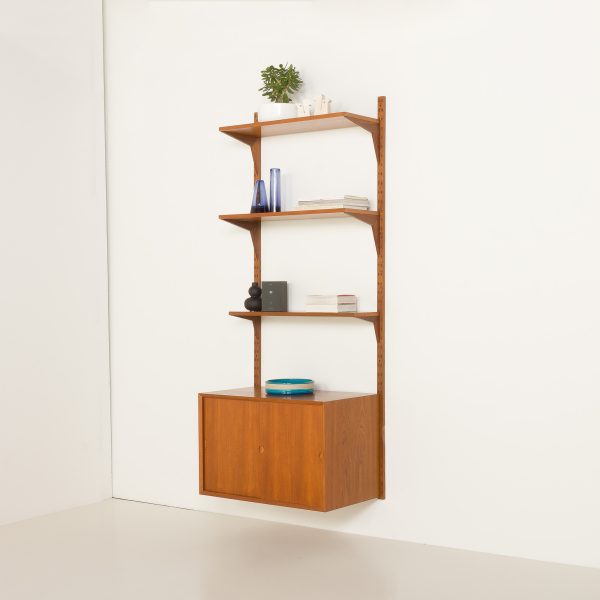 Poul Cadovius teak wall unit for Cado, Denmark 1960s