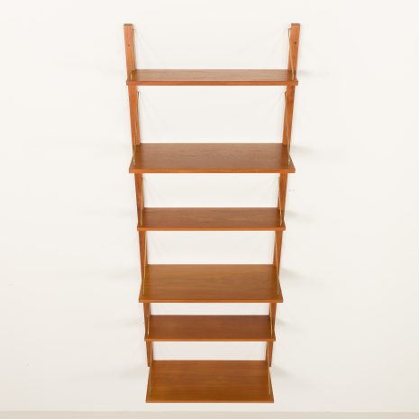 25020 Scandinavian mid century teak shelving unit , 1960s-5 25020 Scandinavian mid century teak shelving unit , 1960s-5