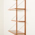 25020 Scandinavian mid century teak shelving unit , 1960s-6