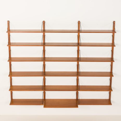 25032 Poul Cadovius Shelving unit in teak for Cado, Denmark 1960s-6 25032 Poul Cadovius Shelving unit in teak for Cado, Denmark 1960s-6