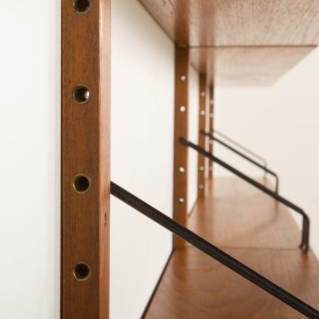 25032 Poul Cadovius Shelving unit in teak for Cado, Denmark 1960s-9 25032 Poul Cadovius Shelving unit in teak for Cado, Denmark 1960s-9