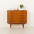 Mid-century teak chest of drawers, Vordingborg, Denmark, 1960s