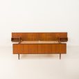 25045 Danish mid century queen size teak bed, 1960s-5