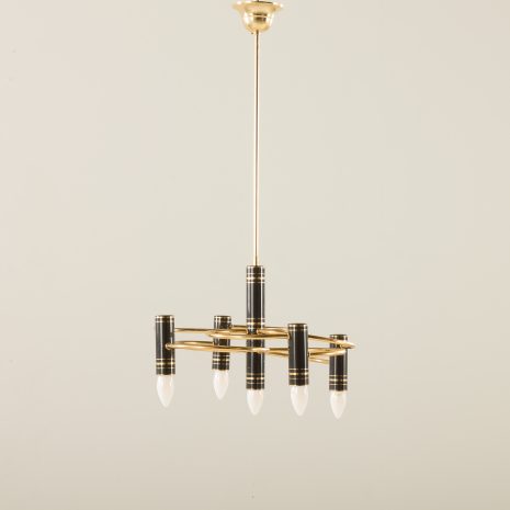 Włoski żyrandol proj. Sciolari, styl mid century, lata 70.