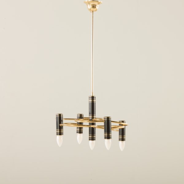 Włoski żyrandol proj. Sciolari, styl mid century, lata 70.