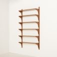 25067 Scandinavian mid century renovated teak shelving unit, 1960s-3