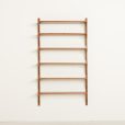25067 Scandinavian mid century renovated teak shelving unit, 1960s-4